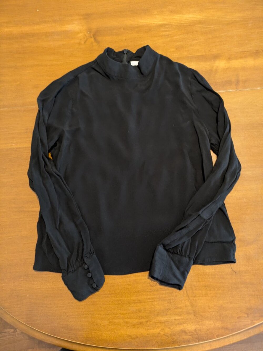 Twik Black Longsleeve Blouse Sz Small